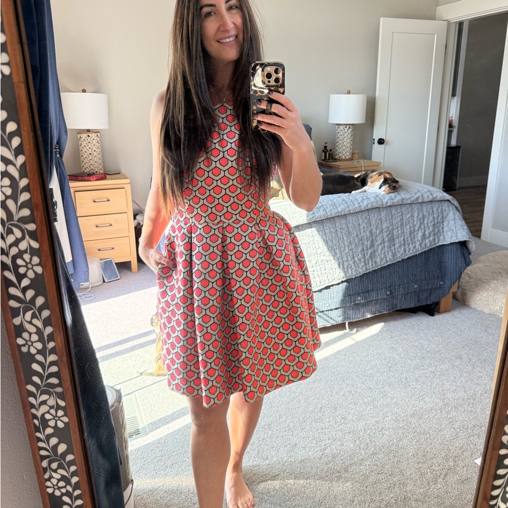 Stylish Geometric Patterned Dress